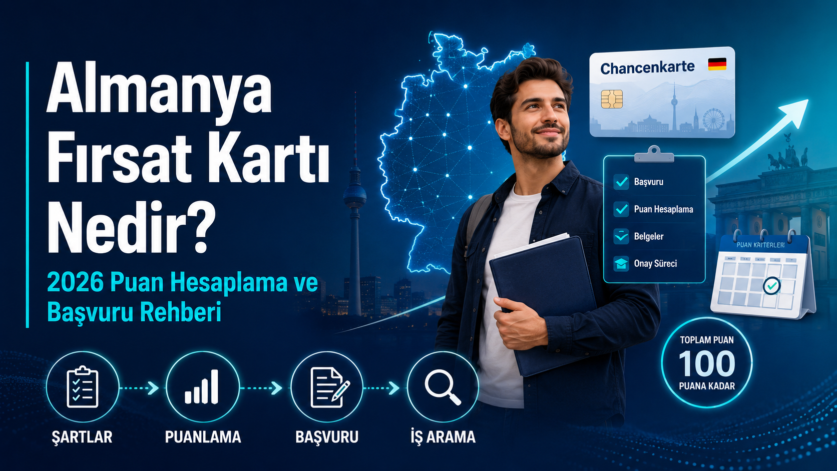 Almanya Fırsat Kartı (Chancenkarte) Nedir? 2026 Puan Hesaplama ve Başvuru Rehberi