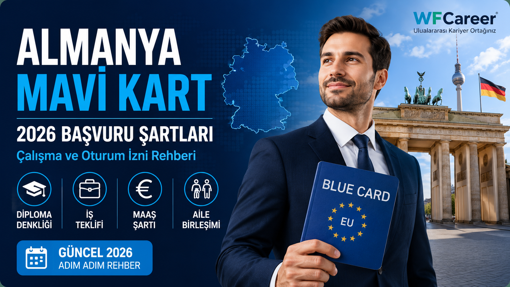Almanya Mavi Kart (Blue Card) Nedir? 2026 Başvuru Şartları
